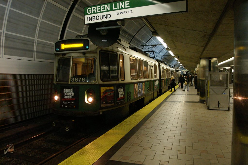 public transit: subway or metro