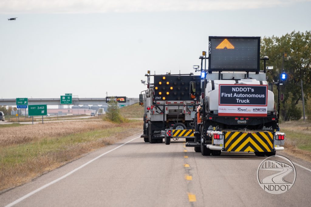 North Dakota DOT Unveils Autonomous Protection Truck ASCE's 2021
