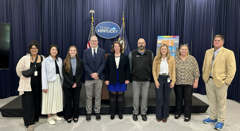 ASCE members at the Kentucky infrastructure report card release